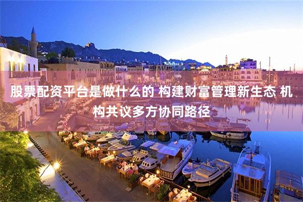 股票配资平台是做什么的 构建财富管理新生态 机构共议多方协同路径