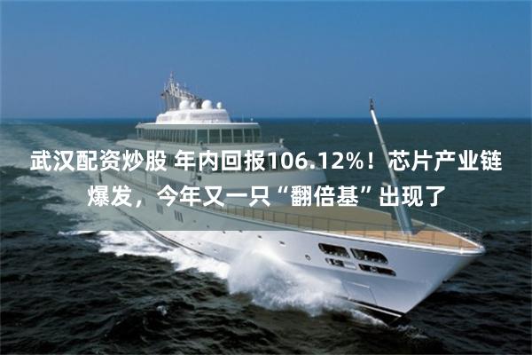 武汉配资炒股 年内回报106.12%！芯片产业链爆发，今年又一只“翻倍基”出现了