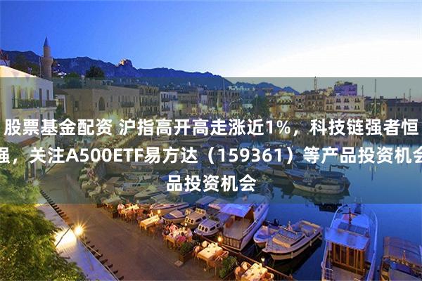 股票基金配资 沪指高开高走涨近1%，科技链强者恒强，关注A500ETF易方达（159361）等产品投资机会
