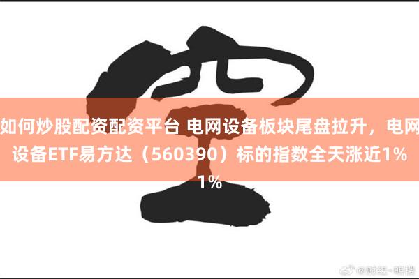 如何炒股配资配资平台 电网设备板块尾盘拉升，电网设备ETF易方达（560390）标的指数全天涨近1%