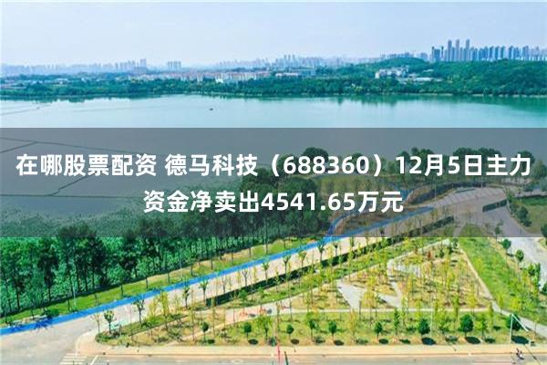 在哪股票配资 德马科技（688360）12月5日主力资金净卖出4541.65万元