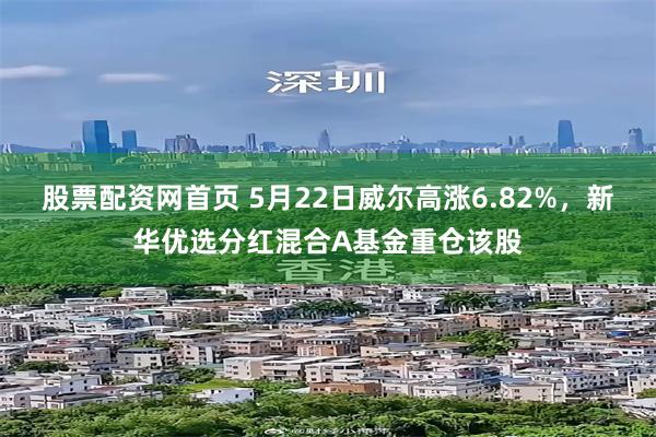 股票配资网首页 5月22日威尔高涨6.82%，新华优选分红混合A基金重仓该股