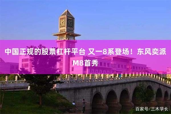 中国正规的股票杠杆平台 又一8系登场！东风奕派M8首秀