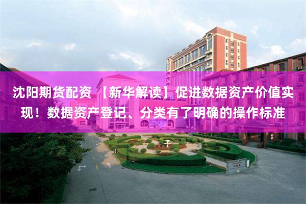 沈阳期货配资 【新华解读】促进数据资产价值实现!数据资产登记、分类有了明确的操作标准