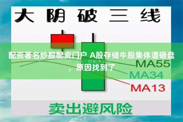配资著名炒股配资门户 A股存储牛股集体遭砸盘，原因找到了