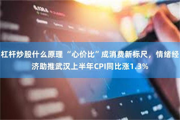 杠杆炒股什么原理 “心价比”成消费新标尺，情绪经济助推武汉上半年CPI同比涨1.3%