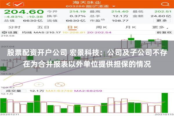 股票配资开户公司 宏景科技：公司及子公司不存在为合并报表以外单位提供担保的情况