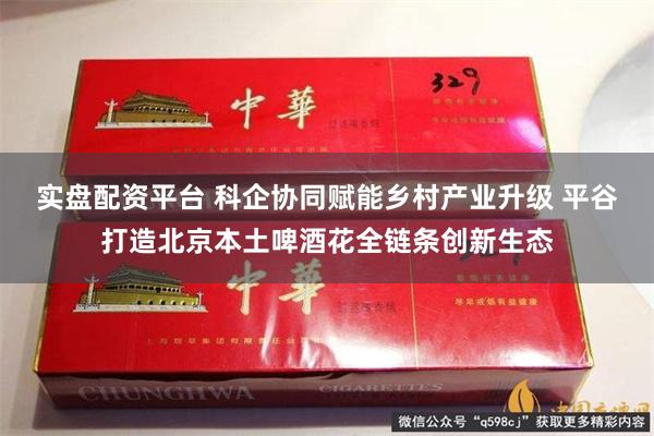 实盘配资平台 科企协同赋能乡村产业升级 平谷打造北京本土啤酒花全链条创新生态